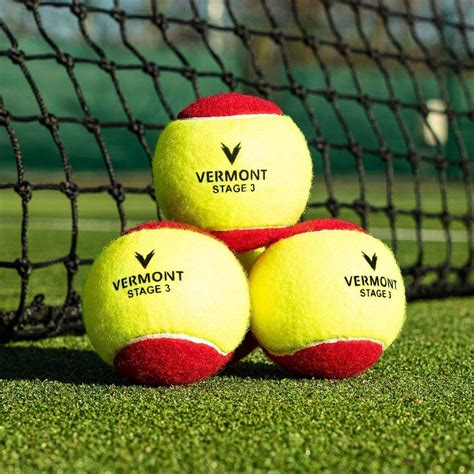 Vermont Mini Red Tennis Balls [Stage 3] | Net World Sports