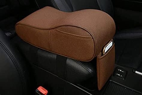 Automaze Center Console Armrest Thick Cushion,Soft Memory Foam PU ...