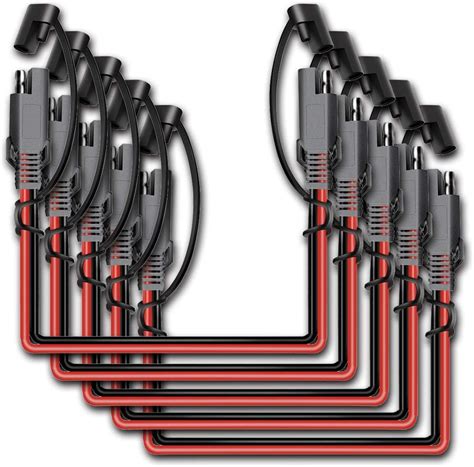 Buy 3FT Sae to Sae 2 Pin Extension Cable DC Power 18awg Heavy Duty ...