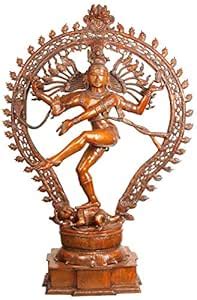 Buy Exotic India Large Nataraja - Brass Statue Online at Low Prices in ...