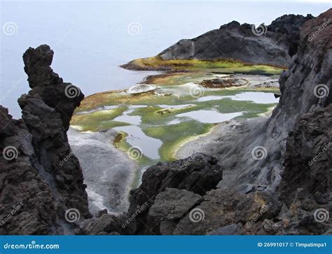 Coastline of Jan Mayen Island Stock Image - Image of norwegian, yacht ...