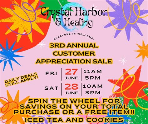 3rd Annual Customer Appreciation, 208 Vine St., Spooner, WI, 27 June to ...