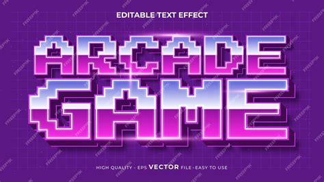 Editable text style effect video game console | Premium Vector