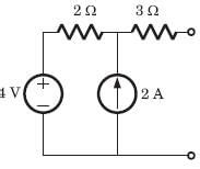 For In the the circuit shown in fig. a network and its Thevenin and ...