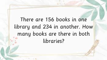 Image result for 3 Digit Addition Word Problems