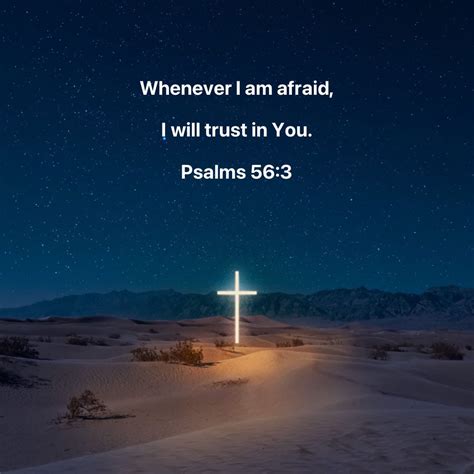 Psalms 56 3 whenever i am afraid i will trust in you new king james ...