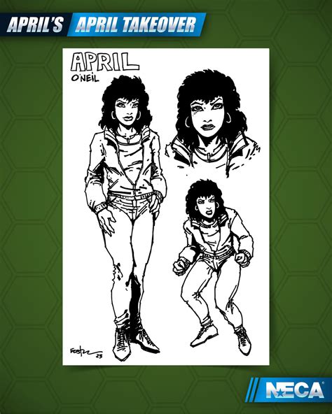 TMNT - New Mirage Comics April O'Neil Announced by NECA - The Toyark - News