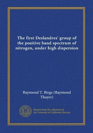 The first Deslandres' group of the positive band spectrum of nitrogen ...