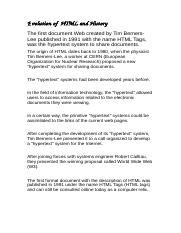 Image result for HTML History