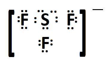 What is the Lewis structure of SF3- - Brainly.in