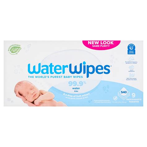 WaterWipes Original Baby Wipes 9 Pack (60 Piece) - Storefront EN