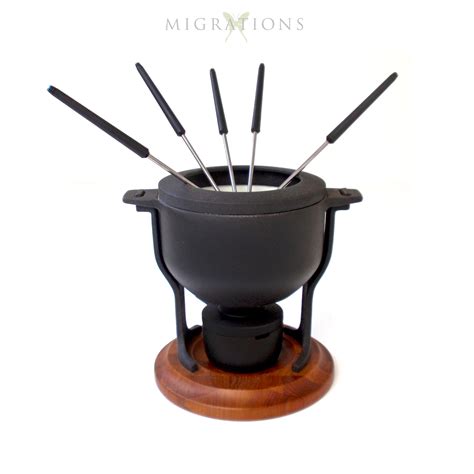 Vintage Digsmed Fondue Pot Denmark Cast Iron