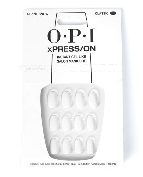 OPI®: Alpine Snow - Press-On Nails | xPRESS/ON