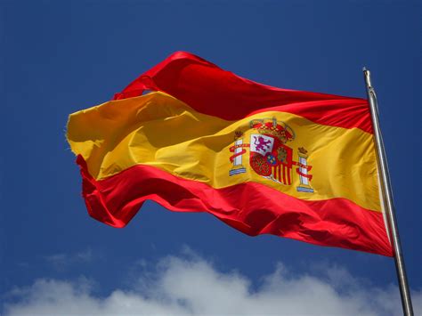 Spanish Flag Waving