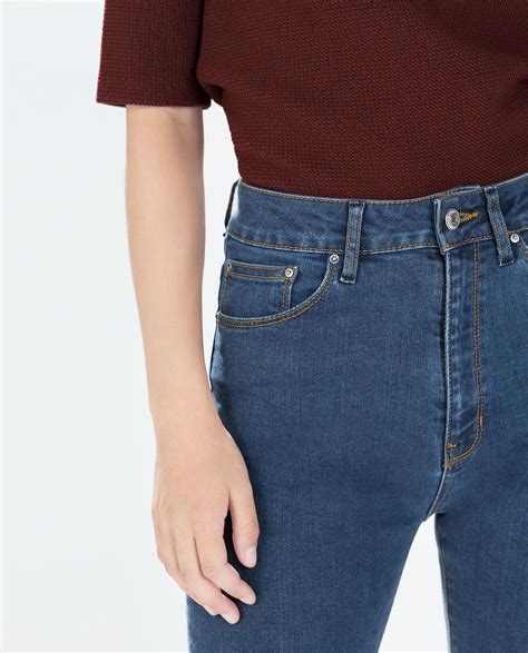 ZARA - WOMAN - HIGH-WAIST JEANS | High waist jeans, High waisted denim ...