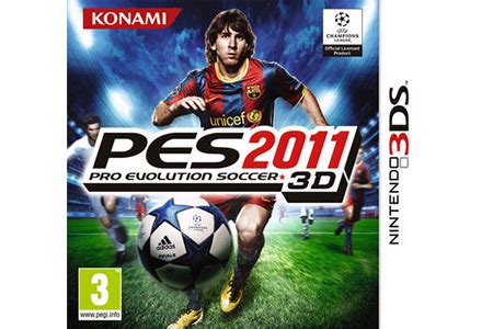 Nintendo 3DS Konami PES 2011 3D | Darty