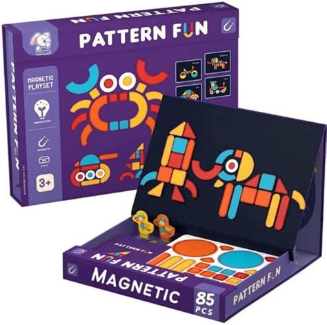 Play Panda Fun Magnetic Shapes Small Type 1 with 44 Magnetic Shapes ...