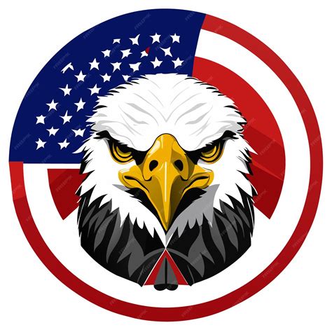 Premium Vector | Bald Eagle Symbol of American Freedom