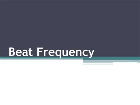 Image result for Physics Beat Frequency