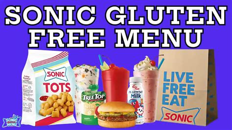 Sonic Gluten Free Menu, Sugar Free Dairy Items February 2026