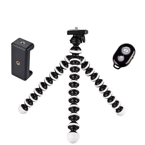 Buy EYUVAA LABEL 13 Inch Mini Tripod Stand with Mobile Holder Mount ...