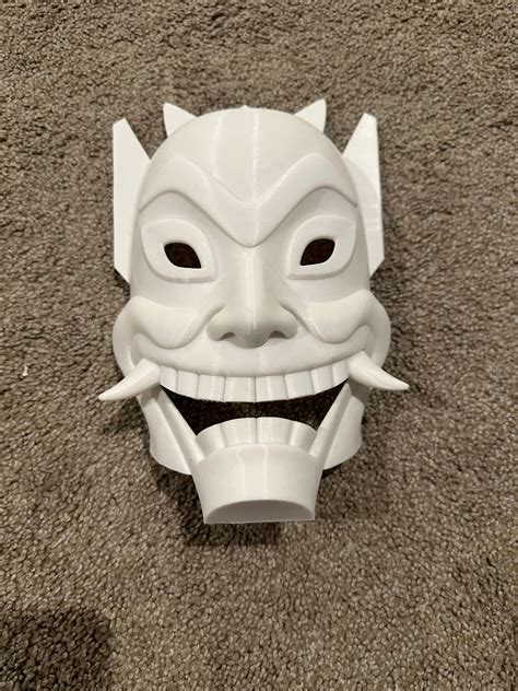Blue Spirit Mask | 3D Printed and Ready to Wear | Avatar: the Last ...
