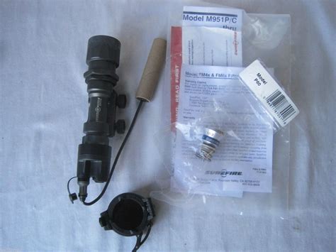 Surefire M951 Rail Mounted Tactical Weapon Rifle Light W/IR Filter Navy ...