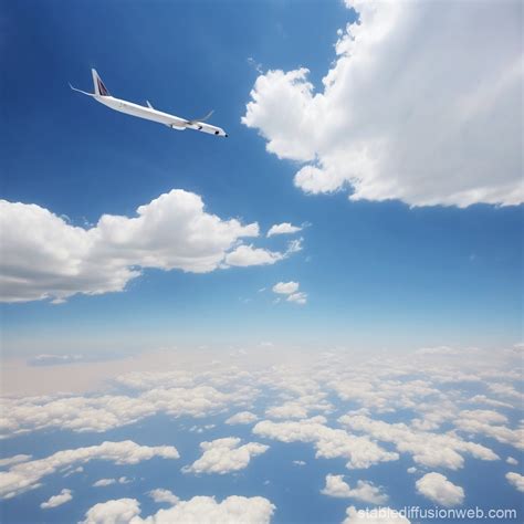 A Plane in the Sky | Stable Diffusion Online