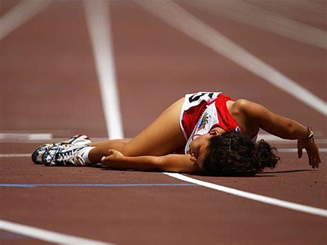 Image result for Example of Runner Falling in Olympics