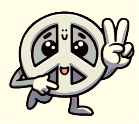Image result for Peace Sign Animation