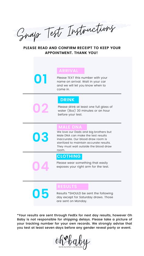 Early Gender Blood Tests - Oh Baby Ultrasound + Boutique