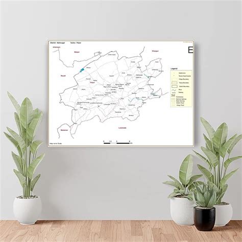 Wallpics® Mahisagar DISTRICT Virpur TALUKA Map Waterproof Vinyl Sticker ...