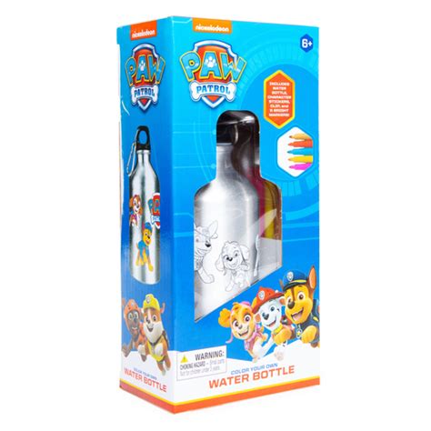 Draw your Own Paw Patrol Water Bottle Activity Kit – Well Played Toys