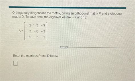 Image result for Orthogonal Transformation Matrix Diagonalization