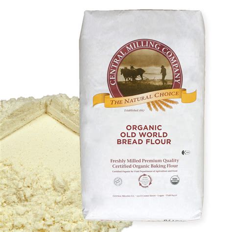 Buy CENTRAL MILLING 100% Artisan Bread Flour - 25 lbs - Old World ...
