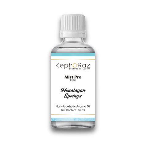 Kephoraz Mist Pro Refill - 50ml | Himalayan Springs | Premium Non-Alco