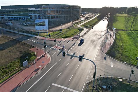 Neue Ampelanlage auf der B 58 in Wulfen installiert - Dorsten.live!