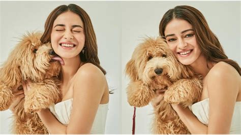 Ananya Panday’s love for her pet dog Riot knows no bounds and THIS ...