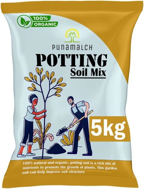 PUNAMULCH Magic Potting Soil for Plants 5 kg | Potting Soil Mix for ...