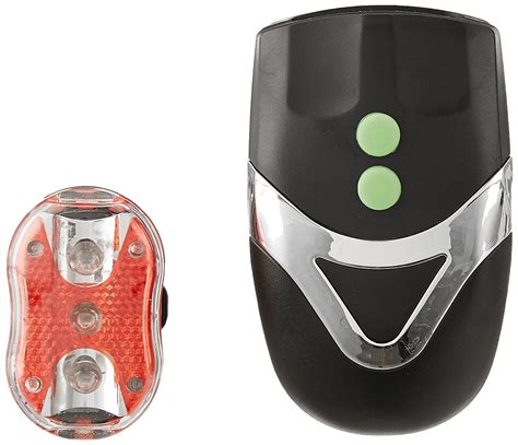 Generic 001 LED Headlight with Horn and Rear Light Bicycle Combo, Adult ...