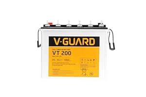 V-Guard VT200 Inverter Battery | Tubular Technology | High Backup ...