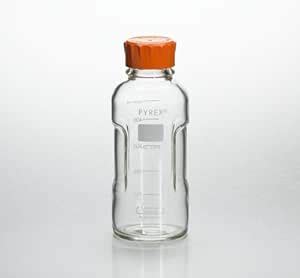 Pyrex 1000ml Easy Pour Slimline Corning Glass Media Bottle (Case of 4 ...