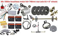 Full Kit Go Kart Rear Axle Assembly + 48V 1800W India | Ubuy