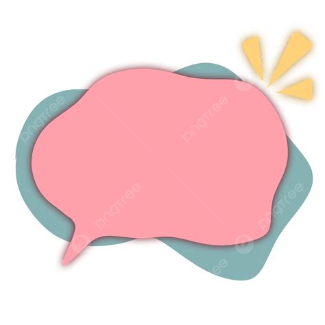 Cute Papercut Speech Bubble, Bubble, Papercut, Speech Bubble PNG ...