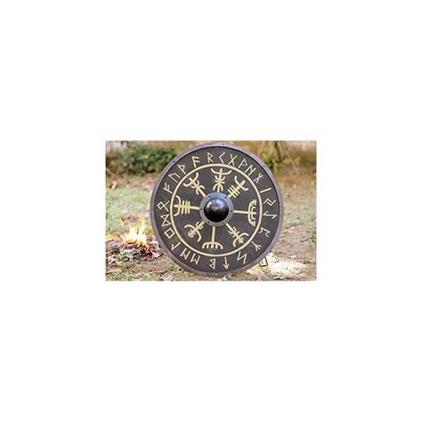 Buy Viking Shield Norse Mythology Viking Symbols Hand Painted Round ...