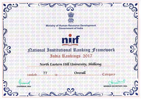 NIRF Ranking 2017