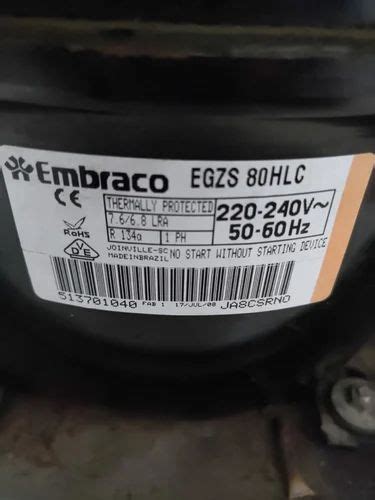 Ac Compressor Refrigerator Compressor - Embraco compressor EGZS 80HLC ...