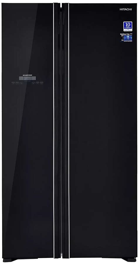 Hitachi 659 L Frost-Free Side-by-Side Refrigerator (R-S700PND2 - GBK ...