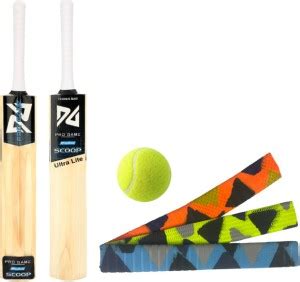 Pro Game Poplar Willow Ultralite Scoop Tennis Bat With 1 Ultra Tacky ...