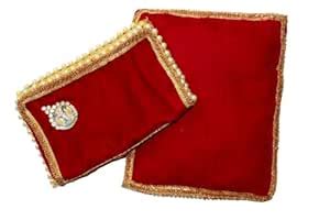 22 x 24 inches Laddu Gopal Bed Sheet with dohar (Red) : Amazon.in: Home ...